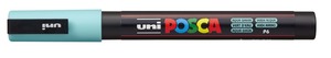 Dekormarker UNI Posca PC-3M, kúpos, 0,9-1,3 mm, tengerzöld