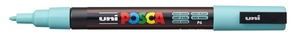 Dekormarker UNI Posca PC-3M, kúpos, 0,9-1,3 mm, tengerzöld