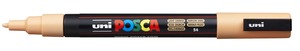 Dekormarker UNI Posca PC-3M, kúpos, 0,9-1,3 mm, világos narancs