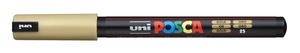 Dekormarker UNI Posca PC-1MR, Extra Fine, 0,7 mm, arany