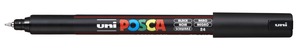 Dekormarker UNI Posca PC-1MR, Extra Fine, 0,7 mm, fekete