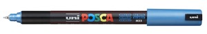 Dekormarker UNI Posca PC-1MR, Extra Fine, 0,7 mm, metálkék