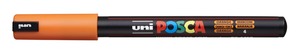 Dekormarker UNI Posca PC-1MR, Extra Fine, 0,7 mm, narancs