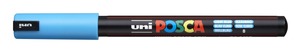 Dekormarker UNI Posca PC-1MR, Extra Fine, 0,7 mm, világoskék