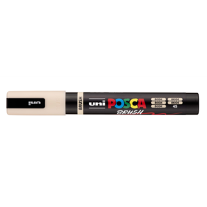 Dekormarker UNI Posca PC-5BR, kúpos, 1-4 mm, bézs (45)