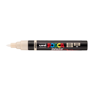 Dekormarker UNI Posca PC-5BR, kúpos, 1-4 mm, bézs (45)