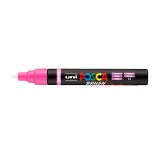 Dekormarker UNI Posca PC-5BR, kúpos, 1-4 mm, rózsaszín (13)