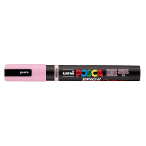 Dekormarker UNI Posca PC-5BR, kúpos, 1-4 mm, világos rózsaszín (51)