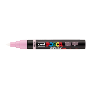Dekormarker UNI Posca PC-5BR, kúpos, 1-4 mm, világos rózsaszín (51)