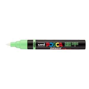 Dekormarker UNI Posca PC-5BR, kúpos, 1-4 mm, világoszöld (5)