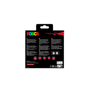 Dekormarker UNI Posca PC-5BR, 8 db-os készlet PFP