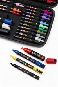 Dekormarker UNI Posca, 40 db-os vegyes készlet