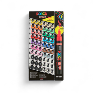 Dekormarker UNI Posca PC-5BR, 60 db-os display feltöltve