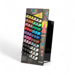 Dekormarker UNI Posca PC-5BR, 60 db-os display feltöltve