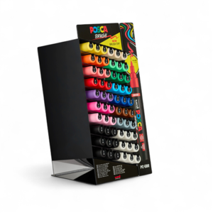 Dekormarker UNI Posca PC-5BR, 60 db-os display feltöltve