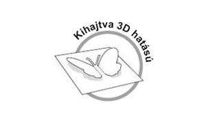 Formalyukasztó 16mm, GRS, 3D, a dekorgumihoz, PILLANGÓ 3