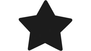 Formalyukasztó 25 mm, GRS, a dekorgumihoz, CSILLAG minta