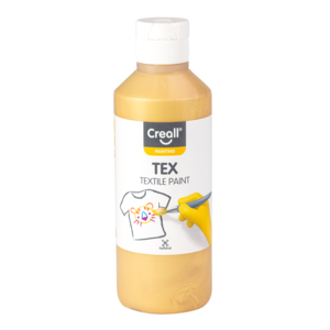 Textilfesték 250 ml, CREALL, arany