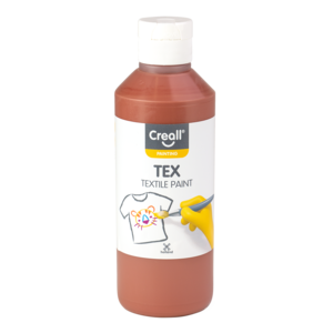 Textilfesték 250 ml, CREALL, barna