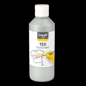 Textilfesték 250 ml, CREALL, ezüst