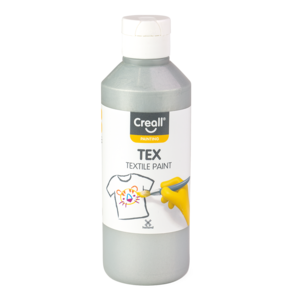 Textilfesték 250 ml, CREALL, ezüst