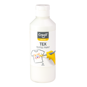 Textilfesték 250 ml, CREALL, fehér