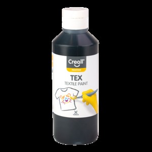 Textilfesték 250 ml, CREALL, fekete