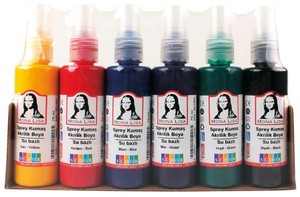 Akrilfesték készlet 6x70 ml, SÜDOR Mona Lisa pumpás, 6 különböző szín