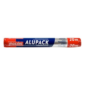 Alufólia 20 m, MAZZINI Standard alupack, 7 mikronos