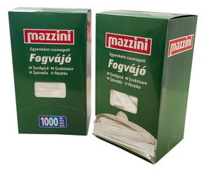 Fogv&aacute;j&oacute; 1000 db-os, MAZZINI, fa, egyenk&eacute;nt csomagolt