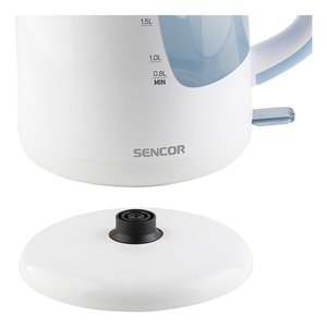 Vízforraló SENCOR SWK 2510WH, 2,5 liter, műanyag, fehér