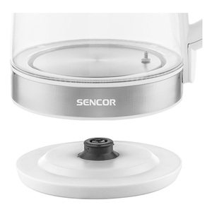 Vízforraló SENCOR SWK 2190WH, 2 liter, okos, üveg, fehér