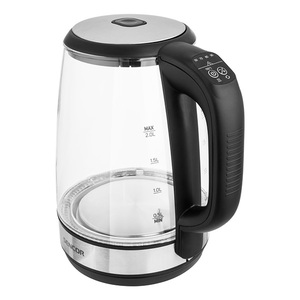 Vízforraló SENCOR SWK 2090BK, 2 liter, okos, üveg, fekete
