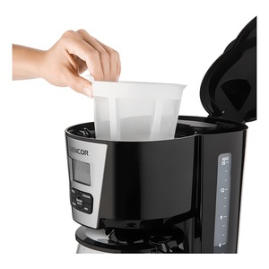 Filteres kávéfőző SENCOR SCE 5070BK tea főzési funkcióval, fekete