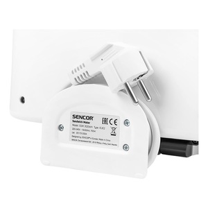 Szendvicssütő SENCOR SSM 3120WH, 2 db négyszöglet, fehér
