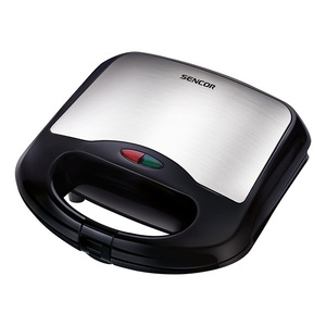 Szendvicssütő SENCOR SSM 4220SS, 2 db négyszög, menesacél