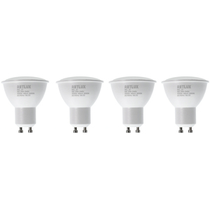 LED izzó, GU10, 4x5W, spot, RETLUX REL 27, 400 ml, meleg fehér