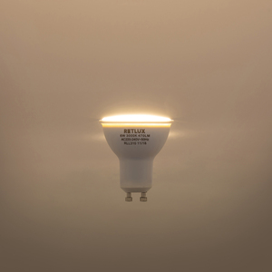 LED izzó, GU10, 6W, spot, RETLUX RLL 310, 3 lépésben tompítható,