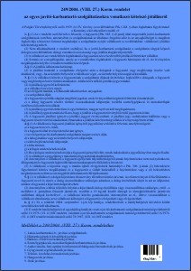 Javító-karbantartó szolgáltatások jogszabálya, A/4 lapon