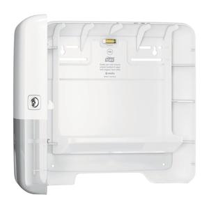 K&eacute;zt&ouml;rlő adagol&oacute;, TORK Xpress Multifold Mini H2, műanyag, feh&eacute;r,