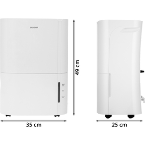 Páramentesítő SENCOR SDH 2020WH, 52 m2-ig, fehér