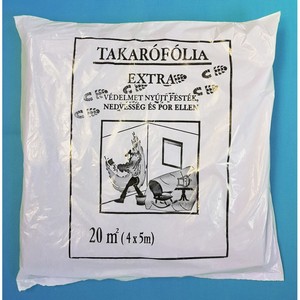 Takarófólia 20 m2, MAZZINI, lépésálló, 4x5 m, PE reg.anyag, erős