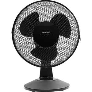 Ventilátor, 23 cm, SENCOR SFE 2311BK, asztali, fekete