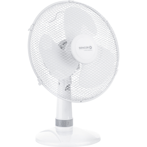 Ventilátor, 30 cm, SENCOR SFE 3027WH, asztali, fehér