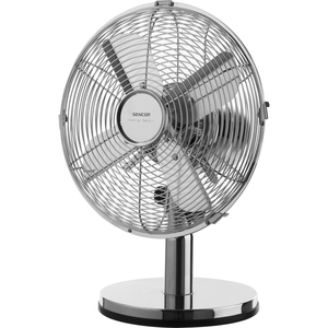 Ventilátor, 25 cm, SENCOR SFE 2540SL, asztali, ezüst