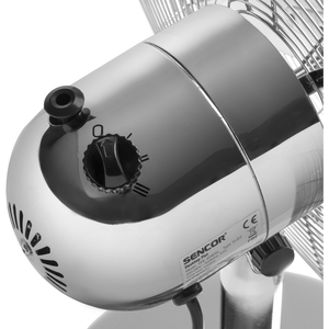 Ventilátor, 40 cm, SENCOR SFE 4040SL, asztali, ezüst