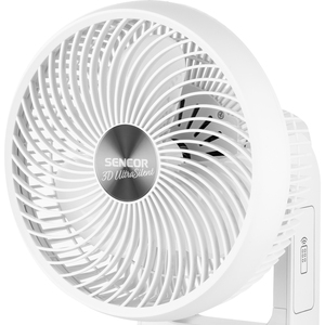 Ventilátor, 23 cm, SENCOR SFE 2340WH, asztali, fehér