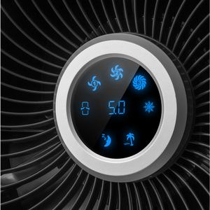 Ventilátor, 40,8 cm, SENCOR SFN 9011SL, álló, 3 in 1, fekete/ezüst