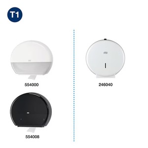 Toalettpap&iacute;r 26 cm, 2 r&eacute;tegű, TORK Jumbo Advanced T1, feh&eacute;r,