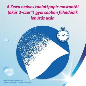 Toalettpapír, nedves, ZEWA Sensitive, 42 darabos